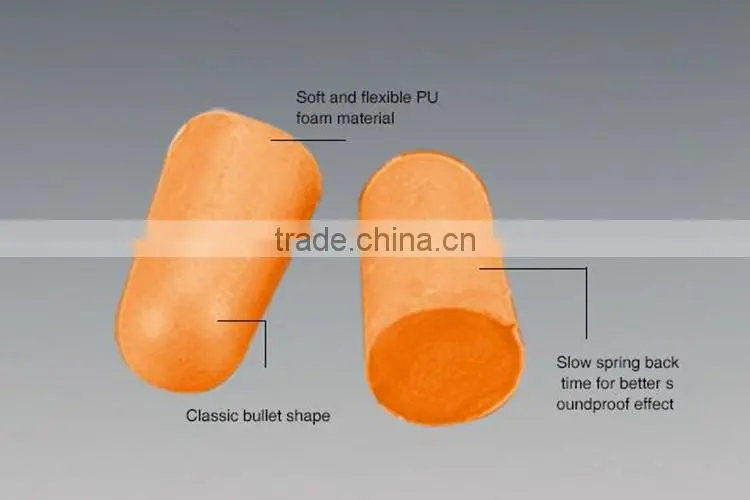 PU Foam Material Bulk Earplugs Sleeping Ear Plugs EM-214