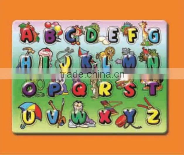 2015 Hot Sale Kids Puzzle Wholesale Letter Toys Letter Game For Little Children
