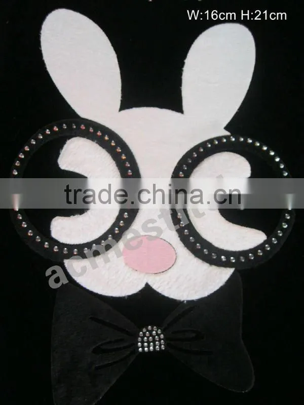 appliqued patch lovely girl to be ironed on all kinds fo garments