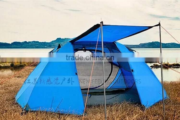 TOOTS High-Quality Outdoor Family Camping Tent ,Foldable Double Layers Camping Tent for 3 Person