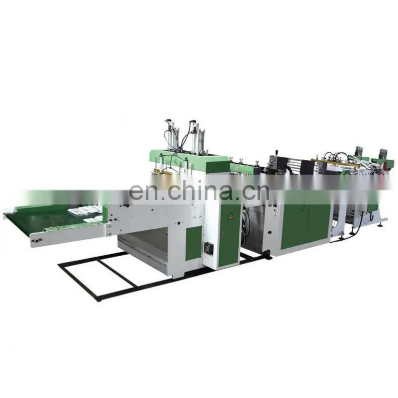 Factory Price Automatic Plastic Supermarket Handle Carrier Vest T-shirt Trash Bag Making Machine