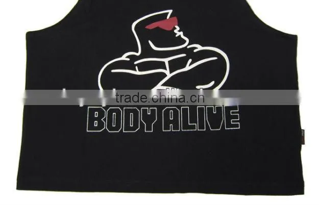 high quality cotton jersey tank top/cheap custom stringer tank top/mens tank top clothing china wholesale