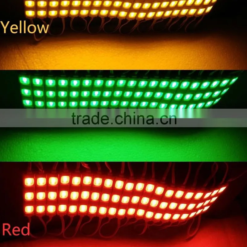 3 chips 5630 led module with lens high voltage high brightness