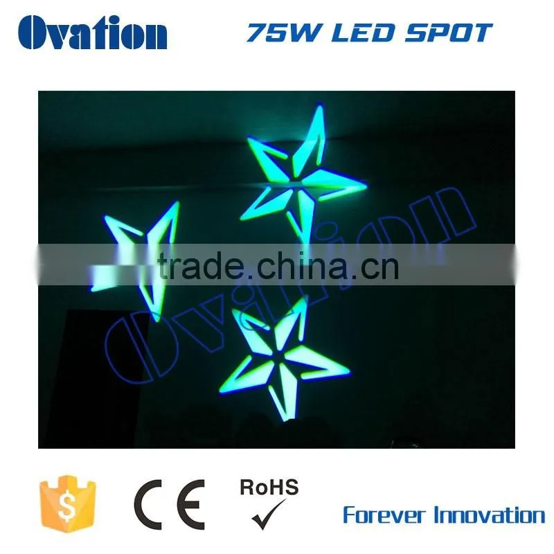 top selling products 2015 75W LED gobo mini moving head stage lighting