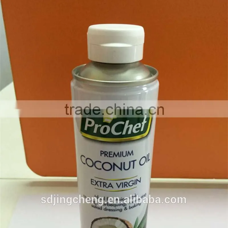 aluminum aerosol cans wholesale with 27mm plastic oil flip top cap