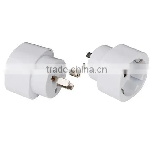 Portable Hottest Type A/B US Japan 3 pin to Schuko Germany EU Type C Type F plug travel adapter
