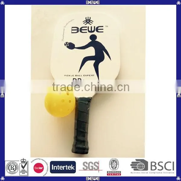 2015 promotion good quality fiber pickleball paddle