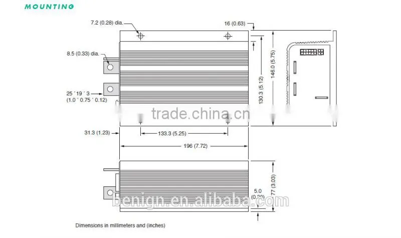 Curtis PMC Models 1253 Series DC Motor Speed Controller 48 V 80V hydraulic pump controller