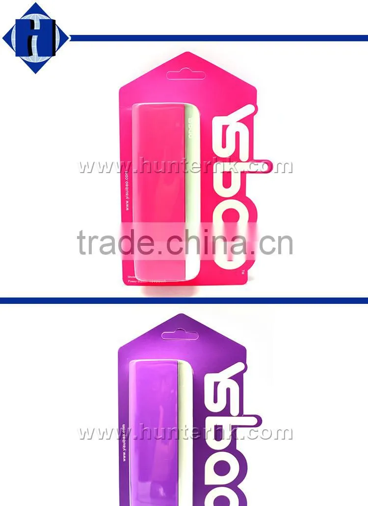 Own Logo LED Light Dual USB 10400 mah Power Bank