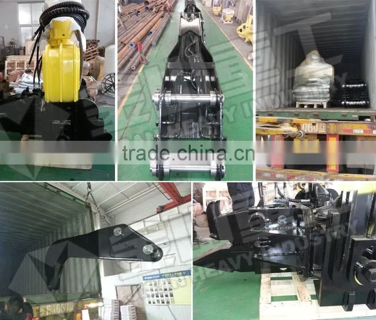JISAN Excavator Accessories Hydraulic Vibro Hammer