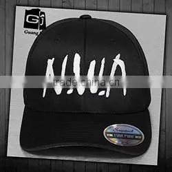 Hot hip hop 5 panel flat short brim baseball snapback cap and hat with 3D embroidery logo