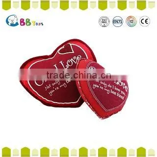 ICTI custom plush toy custom plush toys red love heart baby toys