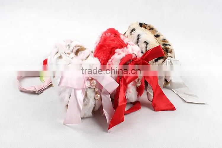 2015 Discount On Stock Children Handbag Girl Plush Bag Baby Girl Princess Mini Coin Purse