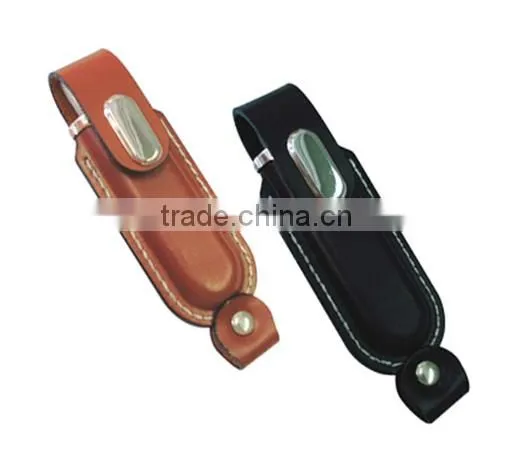 Hottest 2GB leather usb flash stick with high quality for ipad