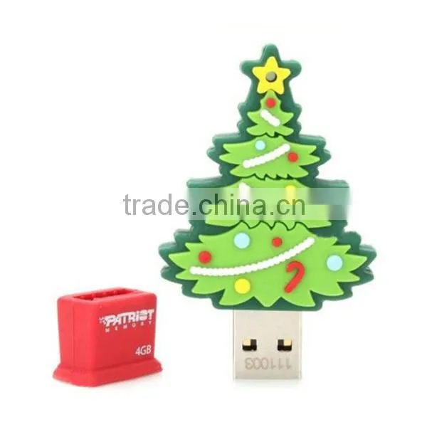 Factory cheapest price christmas usb, tree usb mini flash drives bulk cheap for promotional