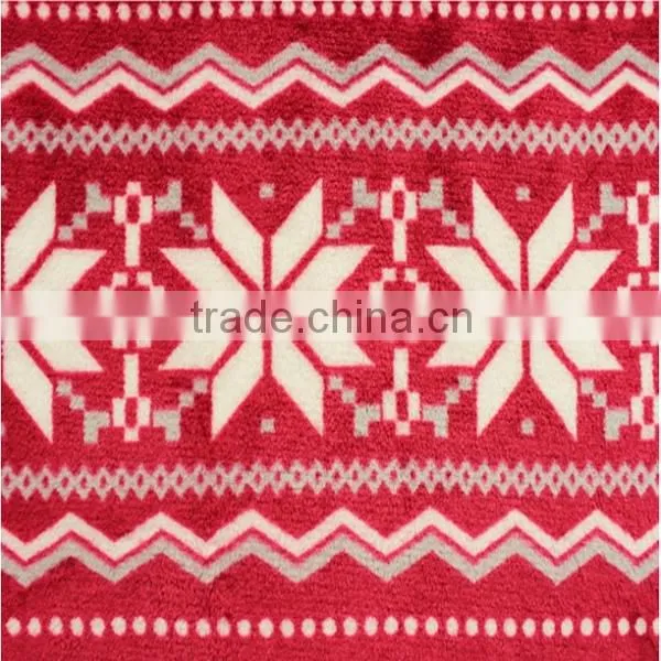 100% polyester 288F both side quilting flannel fabric