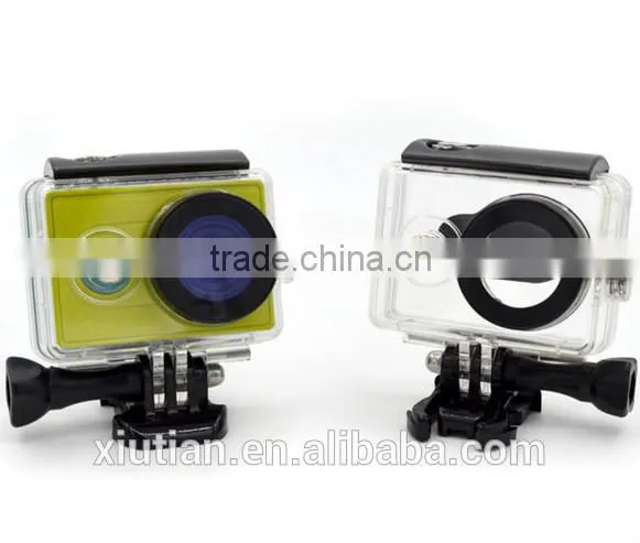 Xiaomi Yi Camera Waterproof Case+Surfing Mouth Mount+Floating Bobber for Xiaomi Yi Camera Accessories Xiaoyi Action