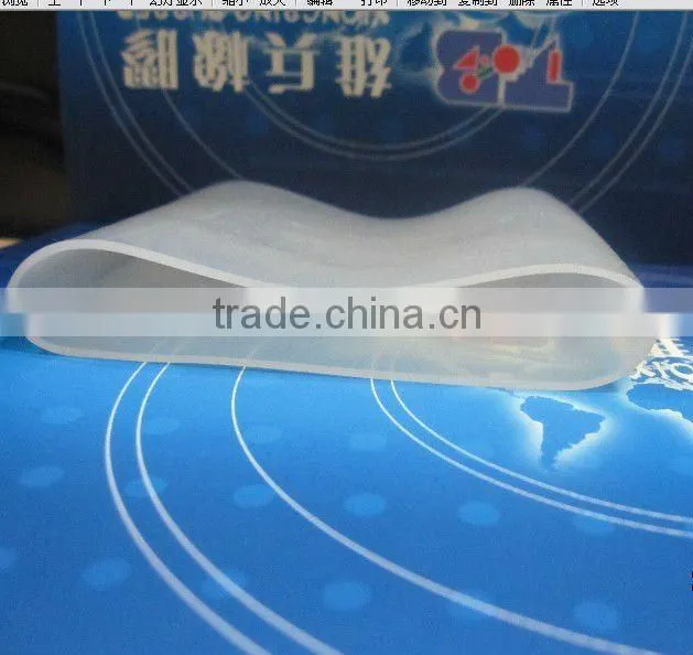 Thin-walled large diameter silicone rubber tube