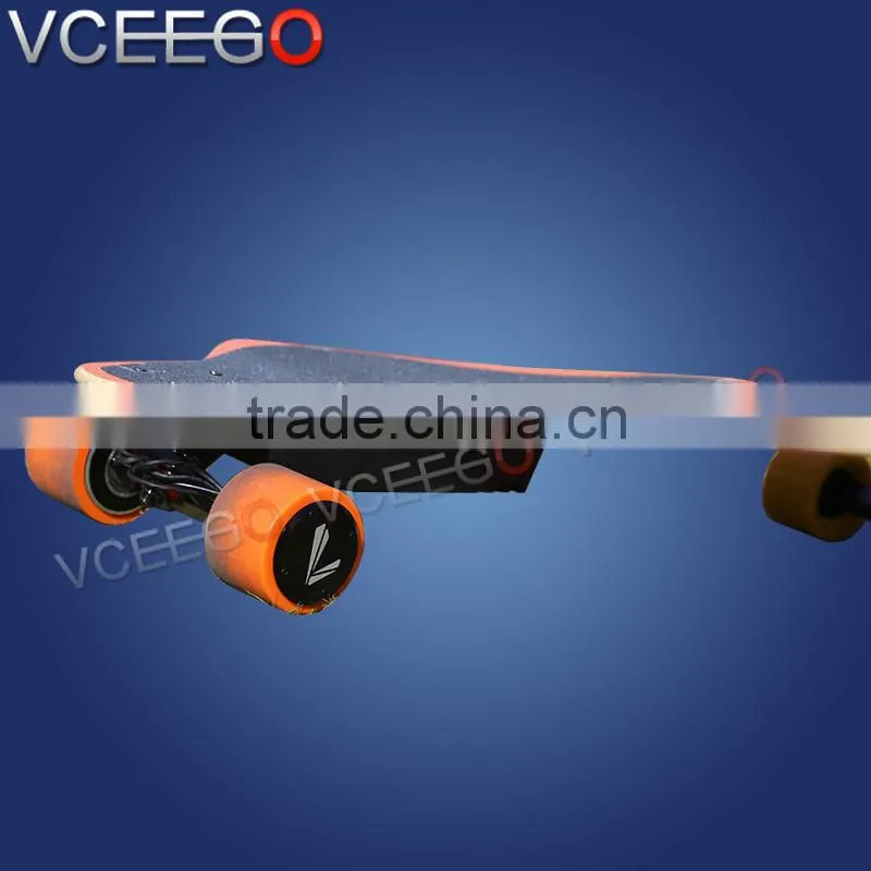 2016 powerfull 2200w hub motor skateboard complete with waterproof in stock