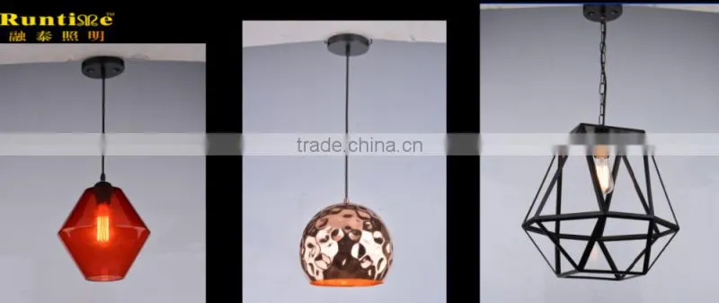 China Factory Manufacture Pendant Light/Chandelier/Hanging Lamp For Home Decoration RT3013