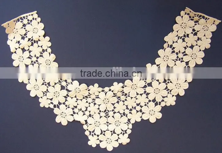 Fancy 100% Cotton Water Soluble Neckline Collar For Women -- S1404