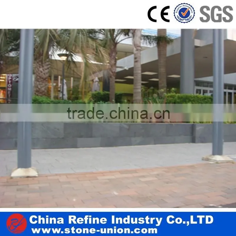 Honed hainan grey basalt outdoor flooring tiles