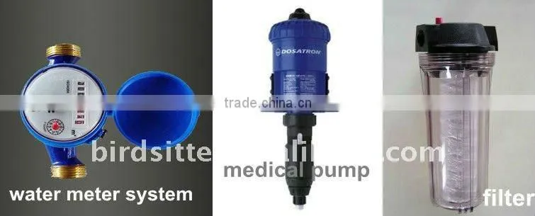 automatic Dosatron filter 360 degree Lubing squre nipple drinker system
