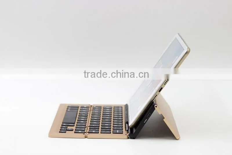 2015 New design Universal Ultra-slim folding Bluetooth keyboard for all tablets and smart phones