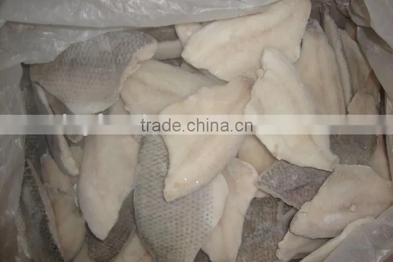 Frozen Tilapia fillet fish skinless, boneless, PBO, chemical free