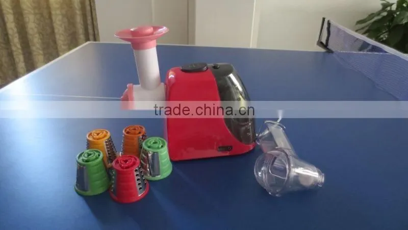 multi functional vegetable and fruit ice cream machine and spiral slicer salad maker 2 in 1