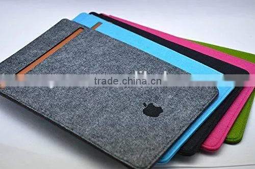 New Arrival Tablet Sleeve Woolen Felt Bag For iPad Pro Tablet Pouch Case