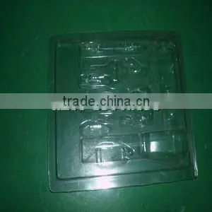 PVC vacuum forming blister toy packing tray,OEM design