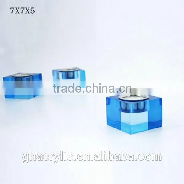 GH-RZ591 Innovative design acrylic candlestick Holders ,customized acrylic candlestick Holder