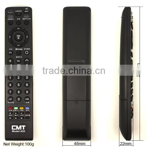 CMT-43A universal remote control for lg lcd tv spare parts