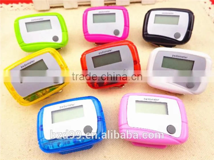 Manufacturer Bulk Promotion Portable Sport Walking Heart Shape Foot Counter Pedometer