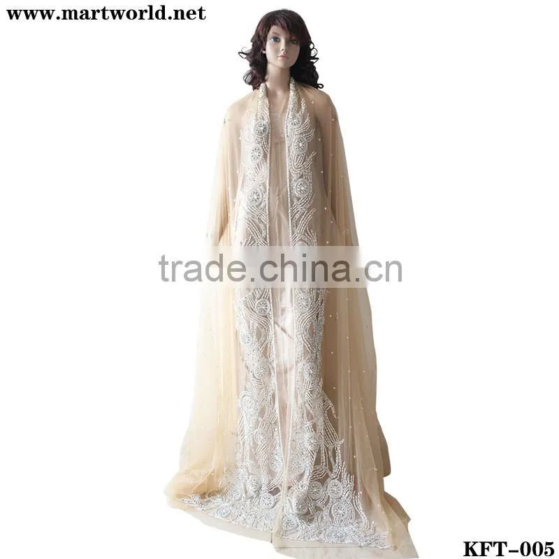 yellow moroccan kaftans for women (KFT-005)