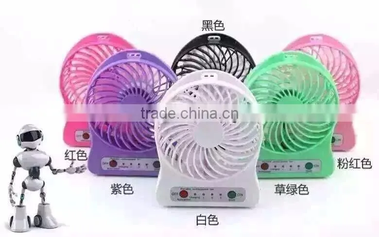 Best gift emergency rechargeable mini usb fan small pocket usb fan,Colorful mini ceiling fan
