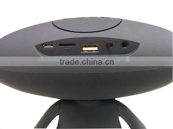 2015 new hot selling Doll stand football LED bluetooth speaker support TF card USB phone radio Aux
