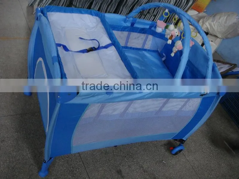 sleeping metal playard baby bed