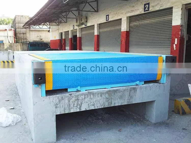 china supplier 10T CE truck loading dock ramp leveler