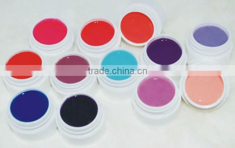 2015 newest high quality soak off pudding UV gel nail use glue China factory