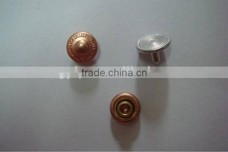 8mm nipple cap metal jeans rivets