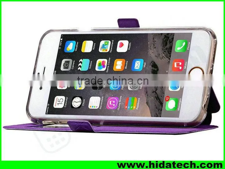 For Apple Iphone 6 Leather Case Cover, For Iphone 6 Leather Case With Cards Slots, Leather Case For Iphone 6