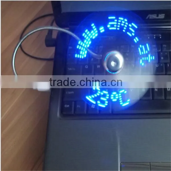 plastic printing logo usb led fan
