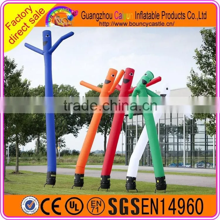 Customosed logo advertising dancing man inflatable sky tube air dancer
