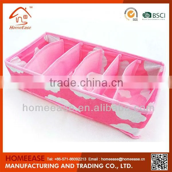Wholesale high quality foldable save space non woven bra storage container