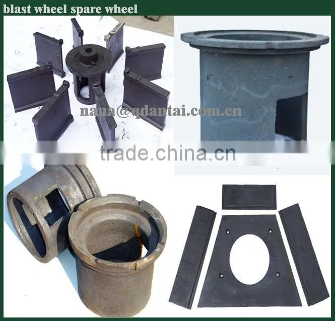 Spare parts of shot blasting machine