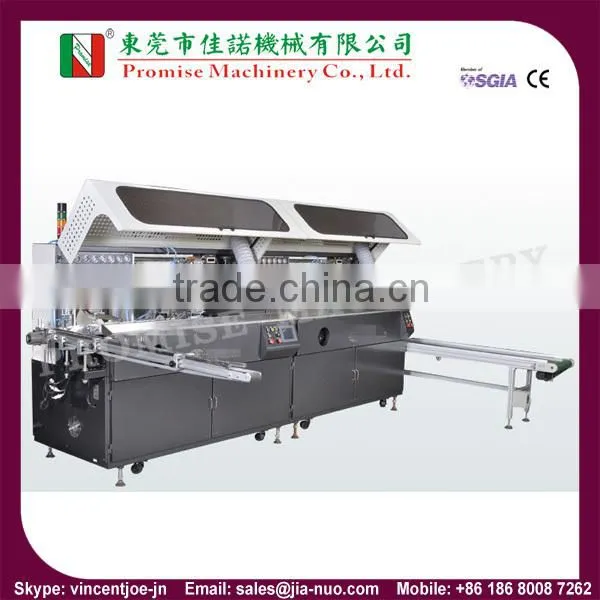 Model S6014UV Four Color Full Automatic Screen Printing Machine for Bottles