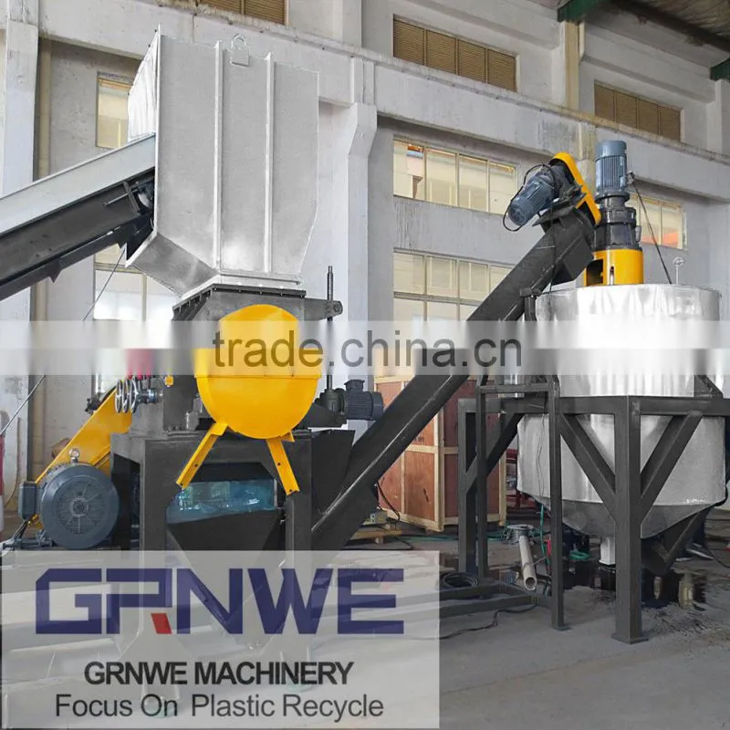 3000 kg/h plastic recycling machinery