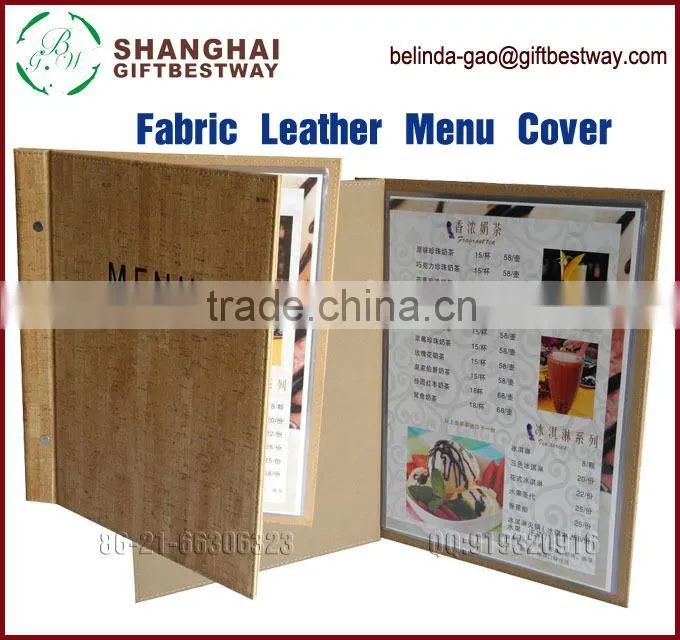 A4 wood menu holder